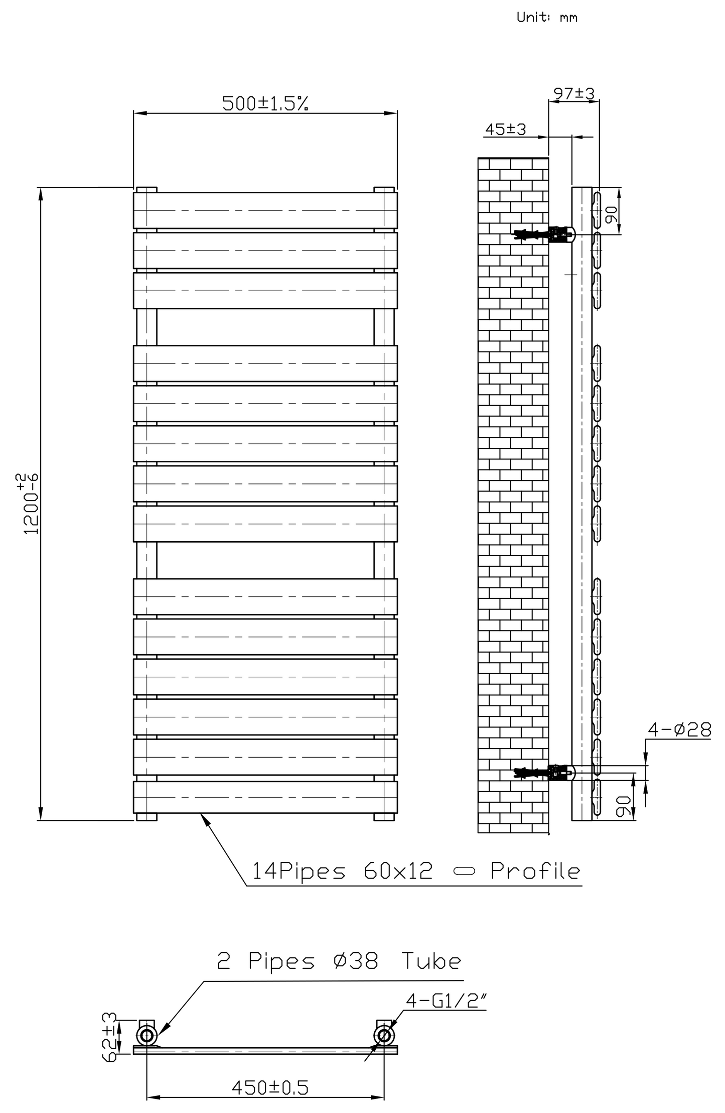 Atlantic Towel Rail by Kartell