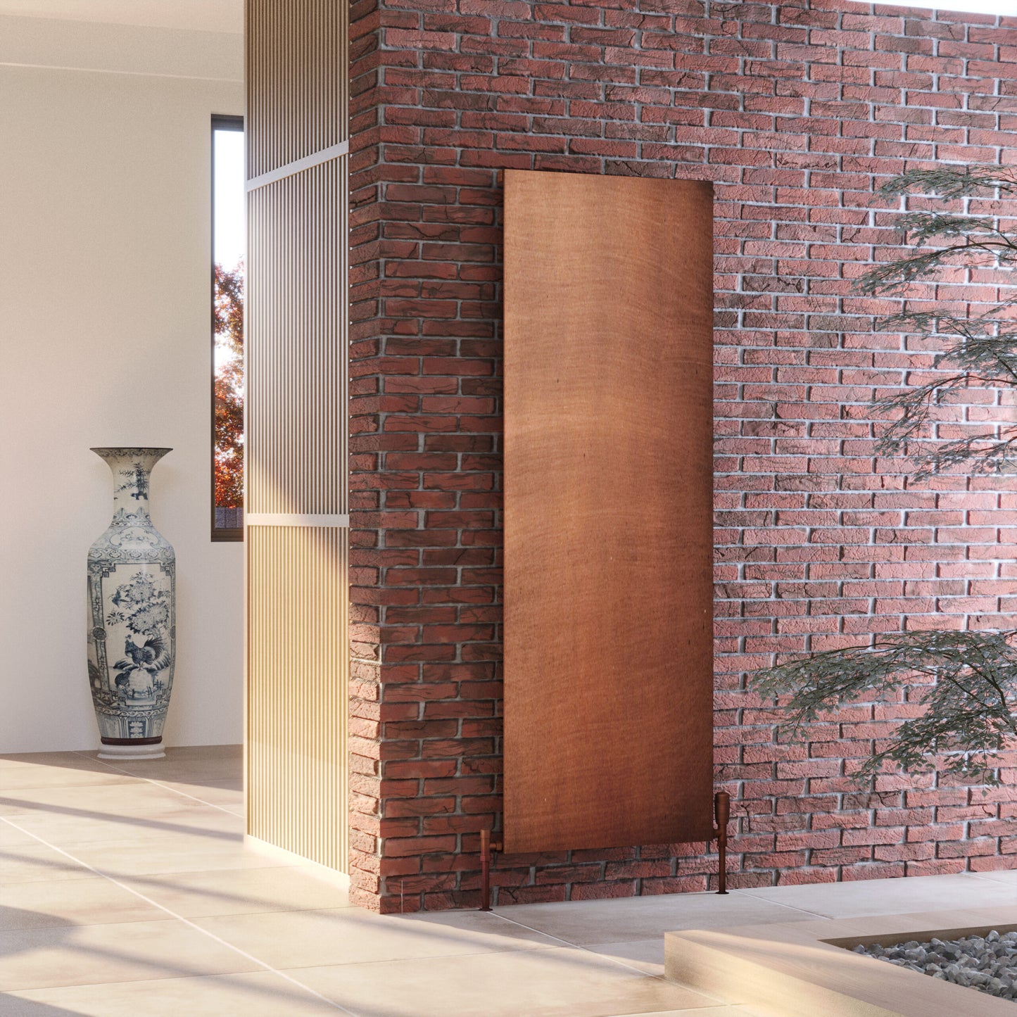 Brampton Vertical Radiator (Antique Copper) by Kartell