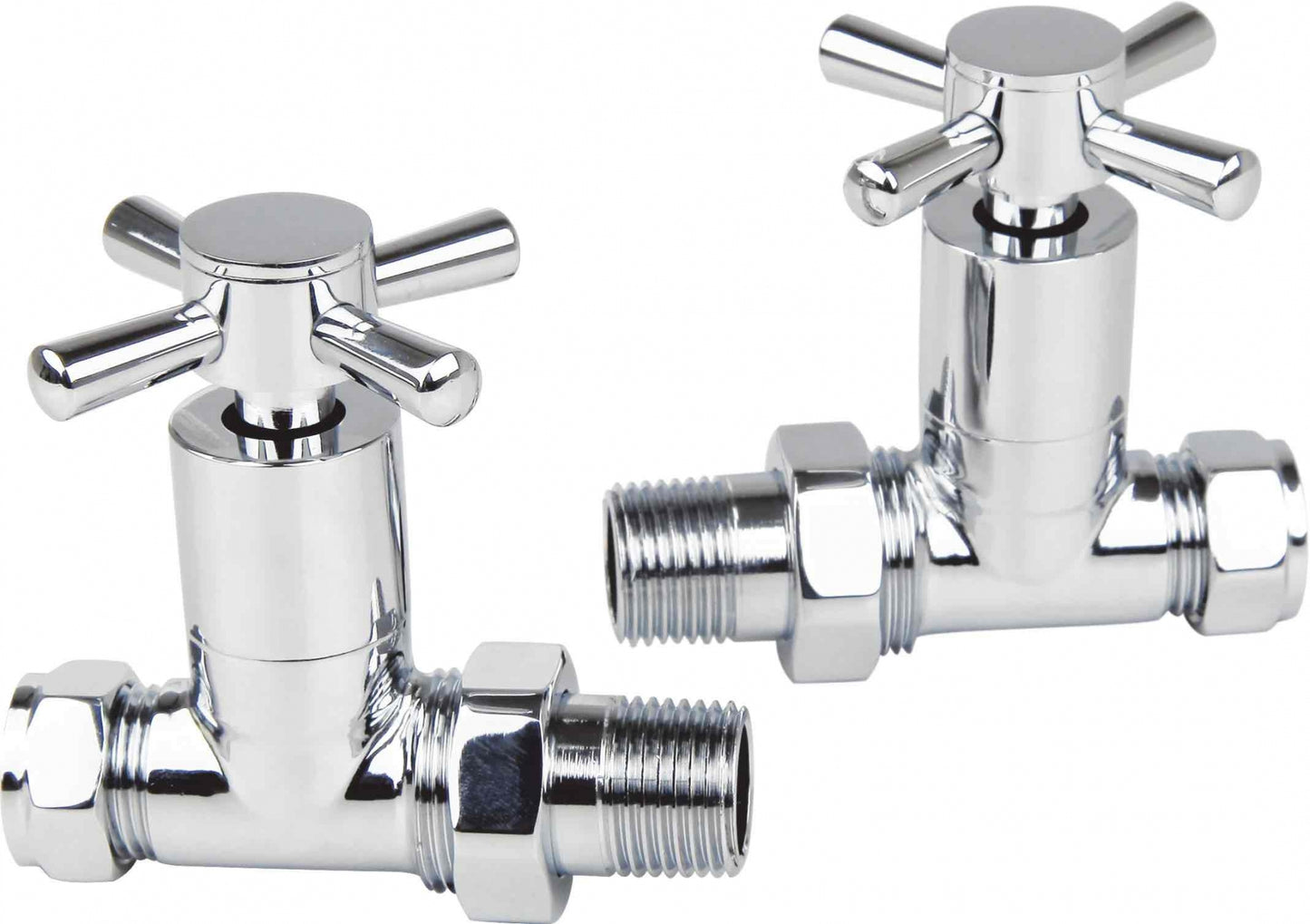 Manual Times Cross Head Radiator Valves by Kartell