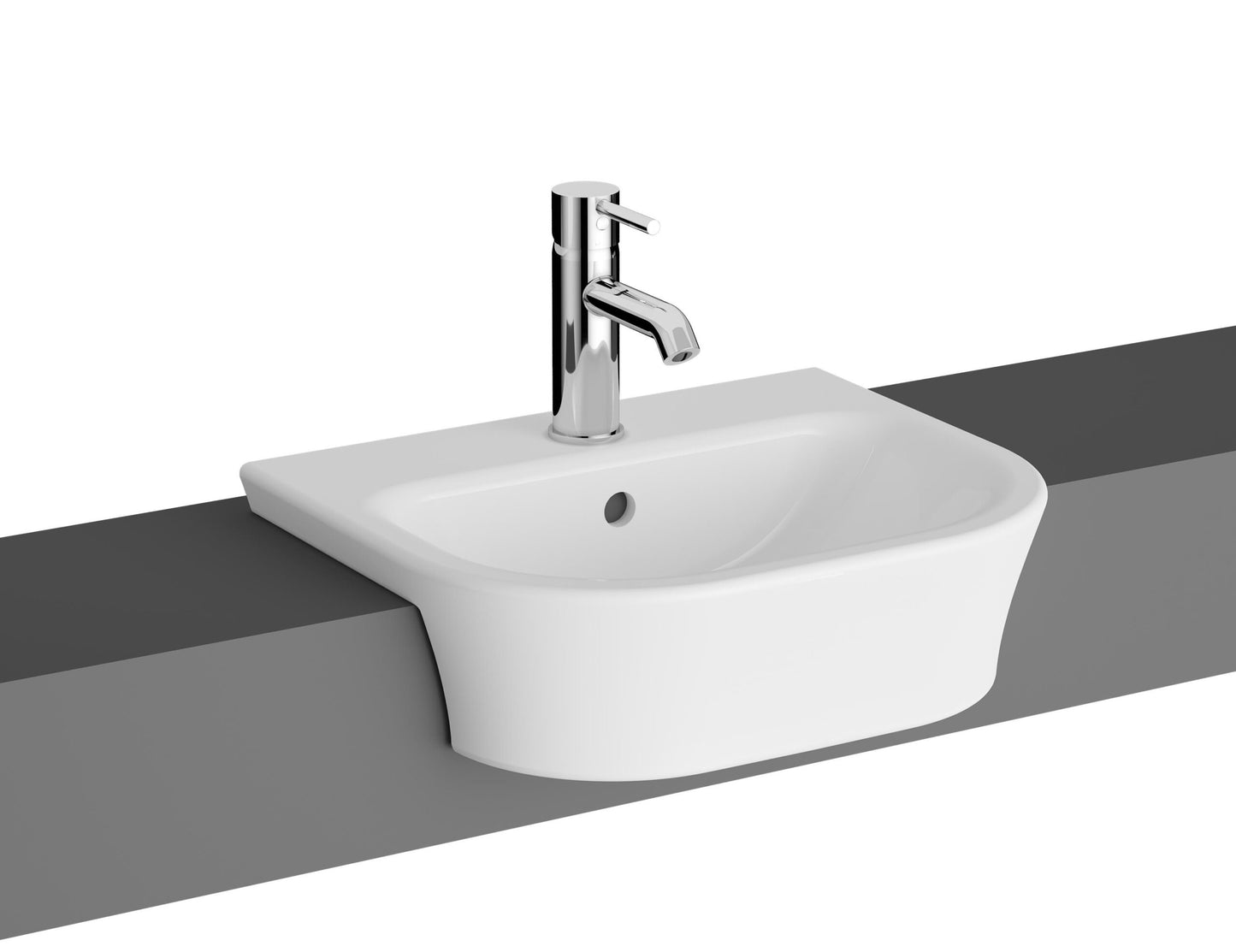 Eklipse Semi-Recessed Basin by Kartell