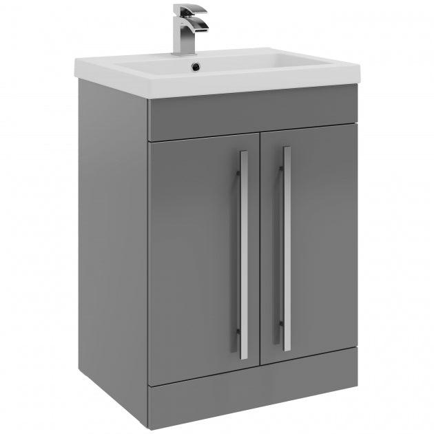 Purity 600mm Floor Standing 2 Door Unit by Kartell