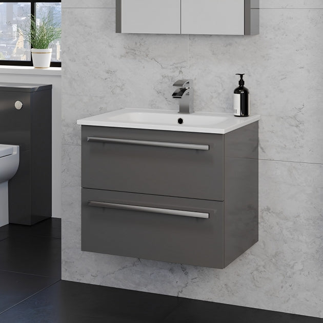 Purity 600mm Wall Mounted Drawer Unit by Kartell