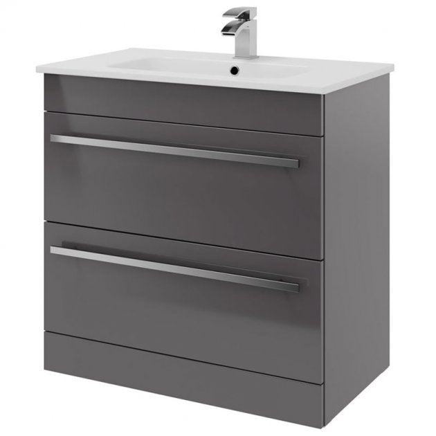 Purity 800mm Floor Standing Drawer Unit by Kartell