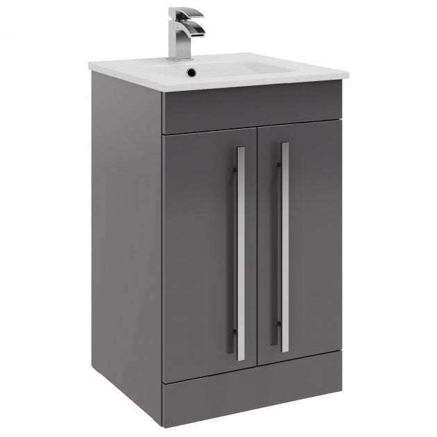 Purity 500mm Floor Standing 2 Door Unit by Kartell