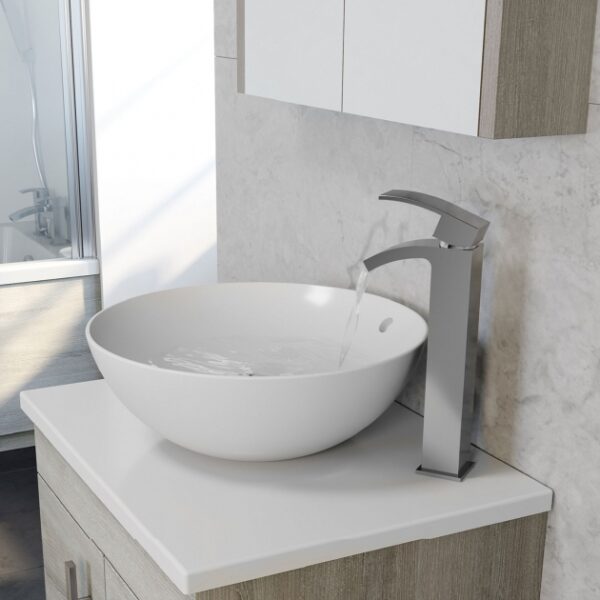 Purity 600mm Floor Standing 2 Door Unit with Worktop & Basin by Kartell