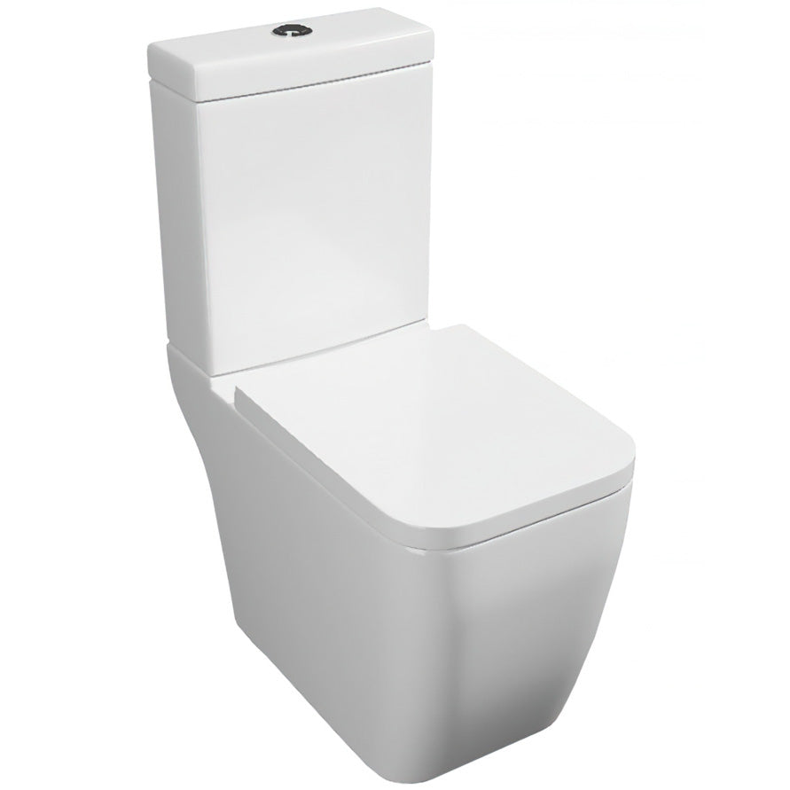 Genoa Square Rimless Close Coupled WC Pan by Kartell