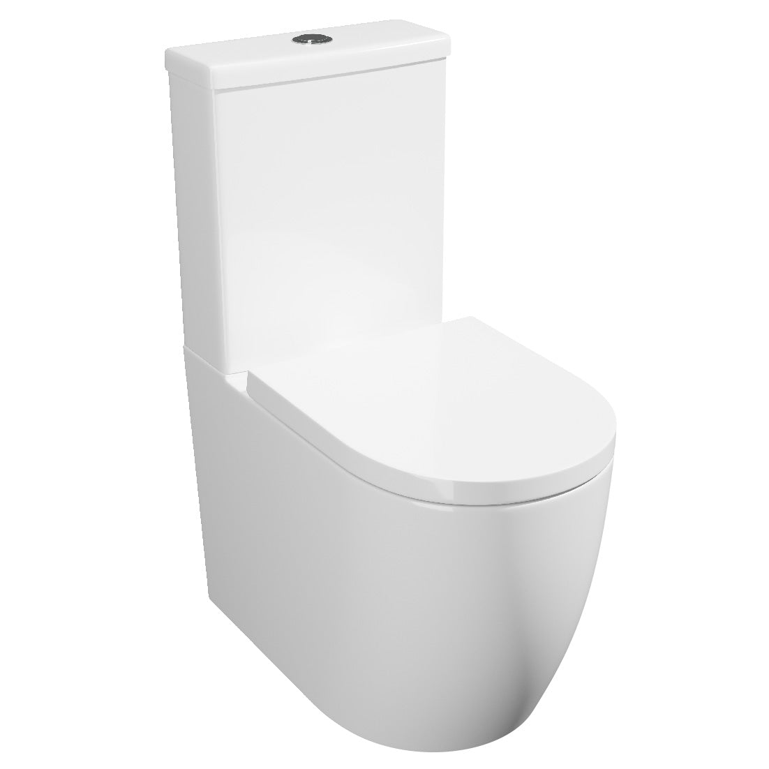 Genoa Round Close to Wall Rimless Close Coupled WC Pan by Kartell