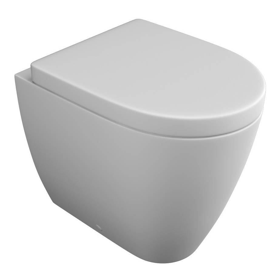 Genoa Round Back to Wall WC Pan by Kartell