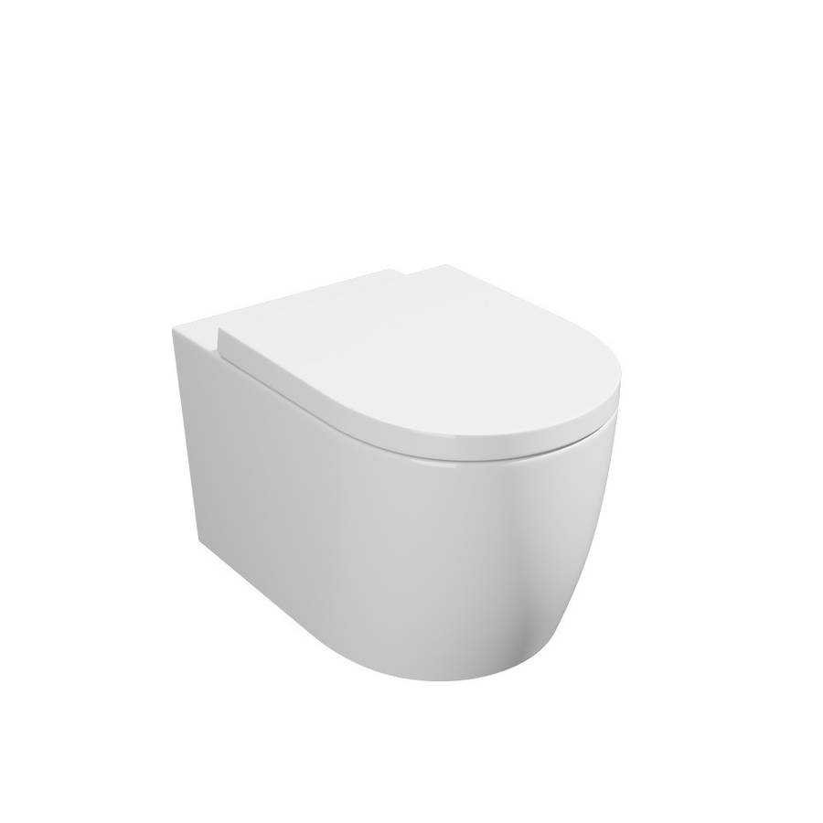 Genoa Round Rimless Wall Hung WC Pan by Kartell