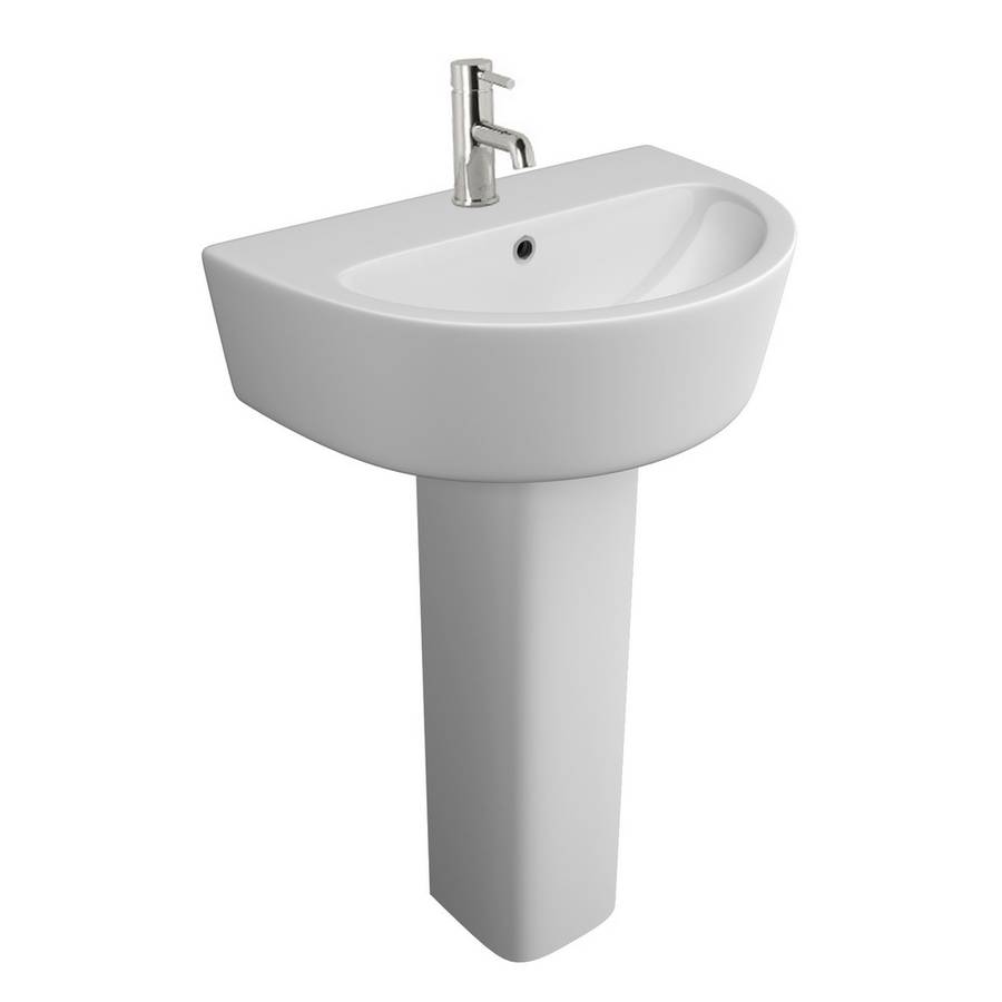Genoa Round 580mm 1 Tap Hole Basin by Kartell