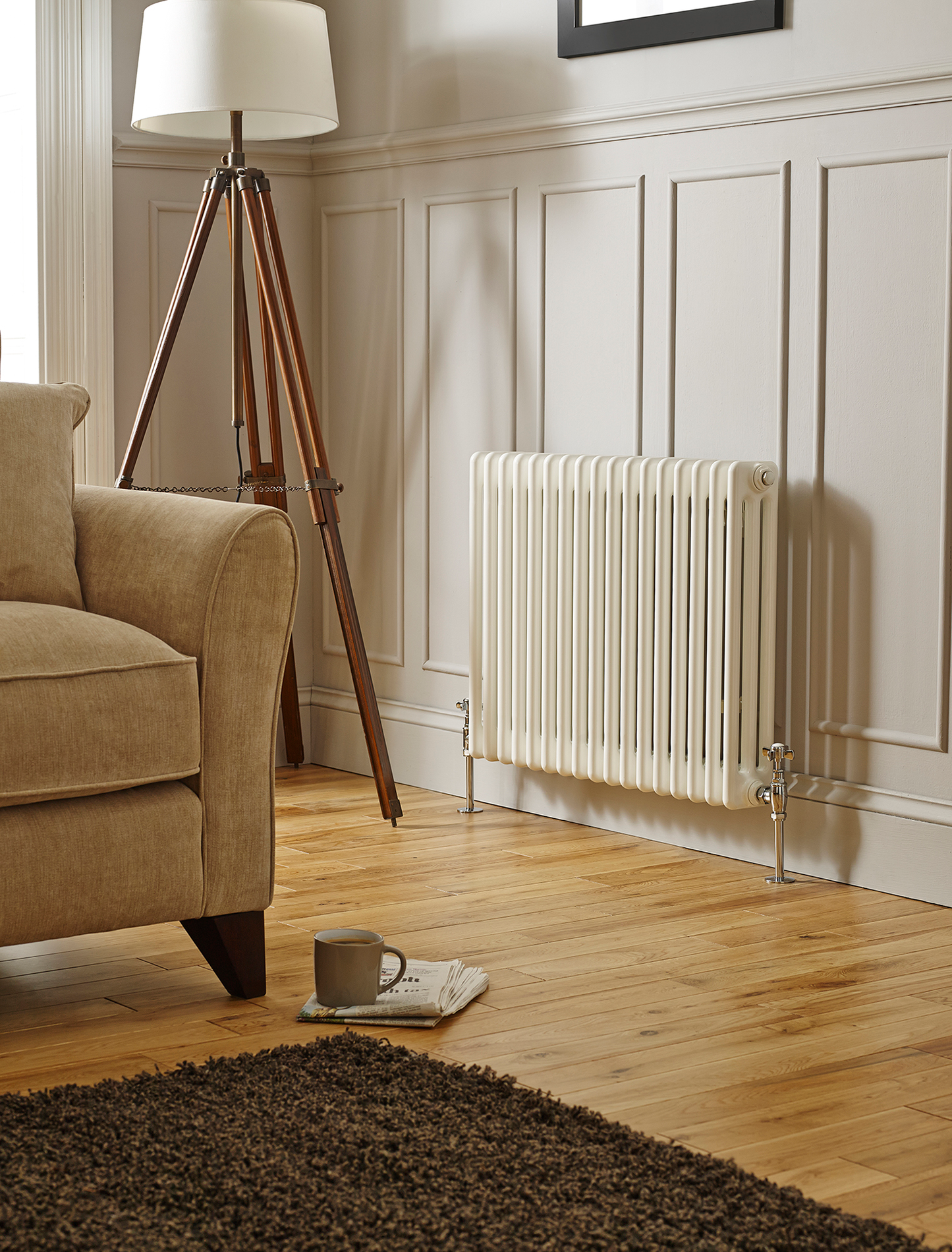 Laser Klassic Horizontal Radiator (White Gloss) by Kartell