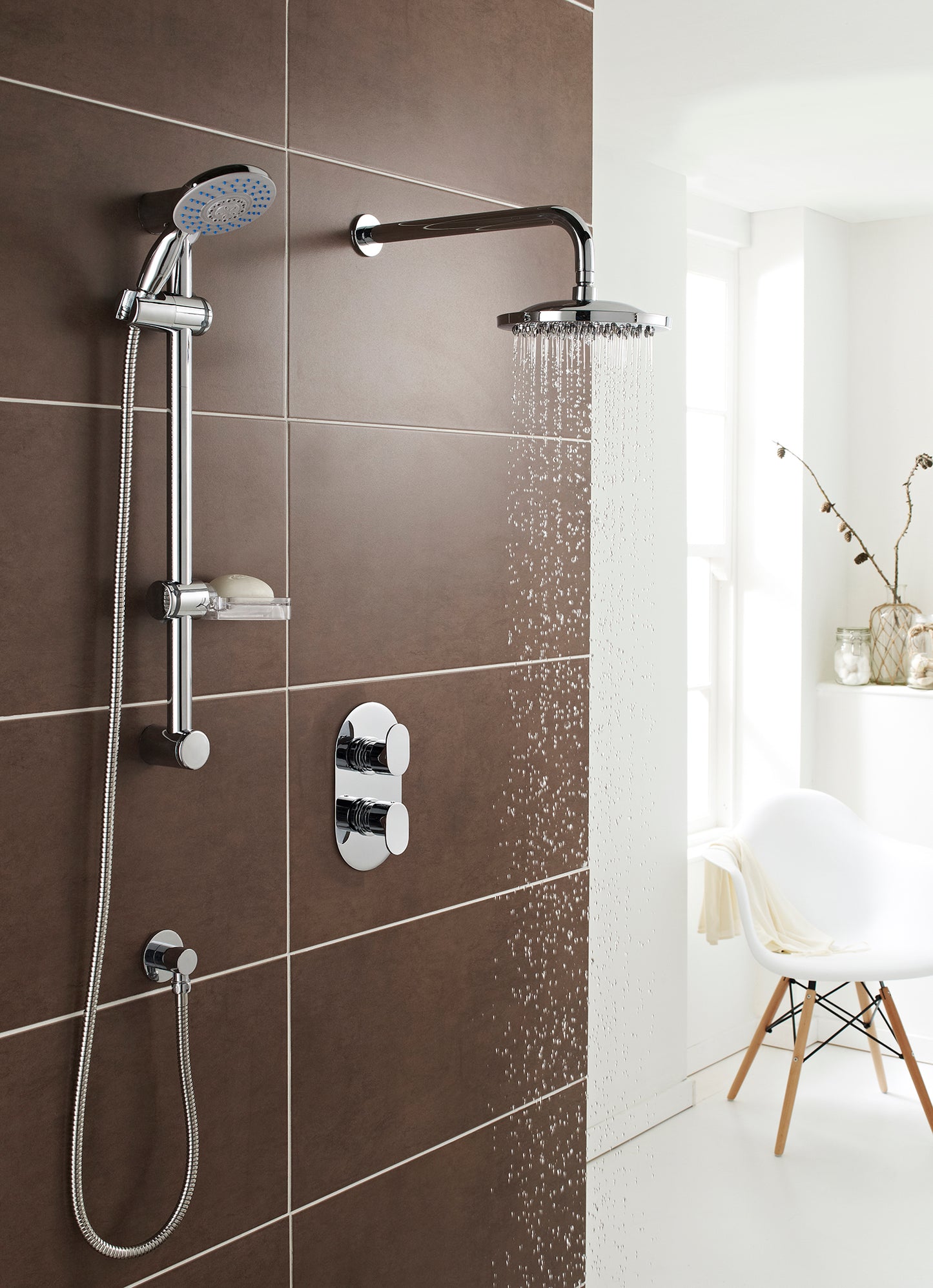 Logik Shower Set by Kartell