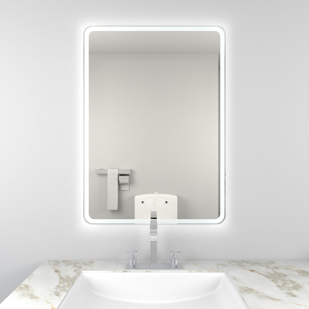 Optima 500mm x 700mm Bluetooth LED Mirror by Kartell