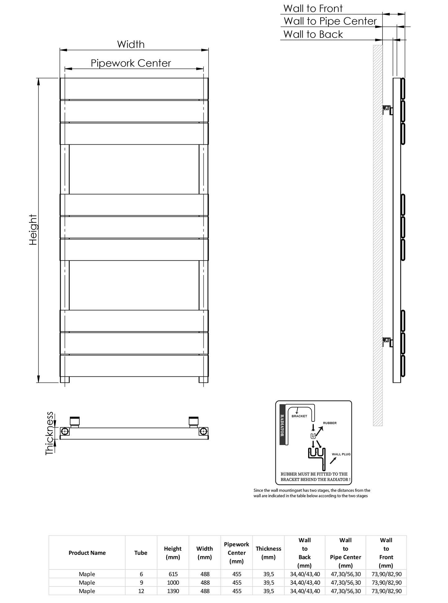 Maple Towel Rail by Kartell