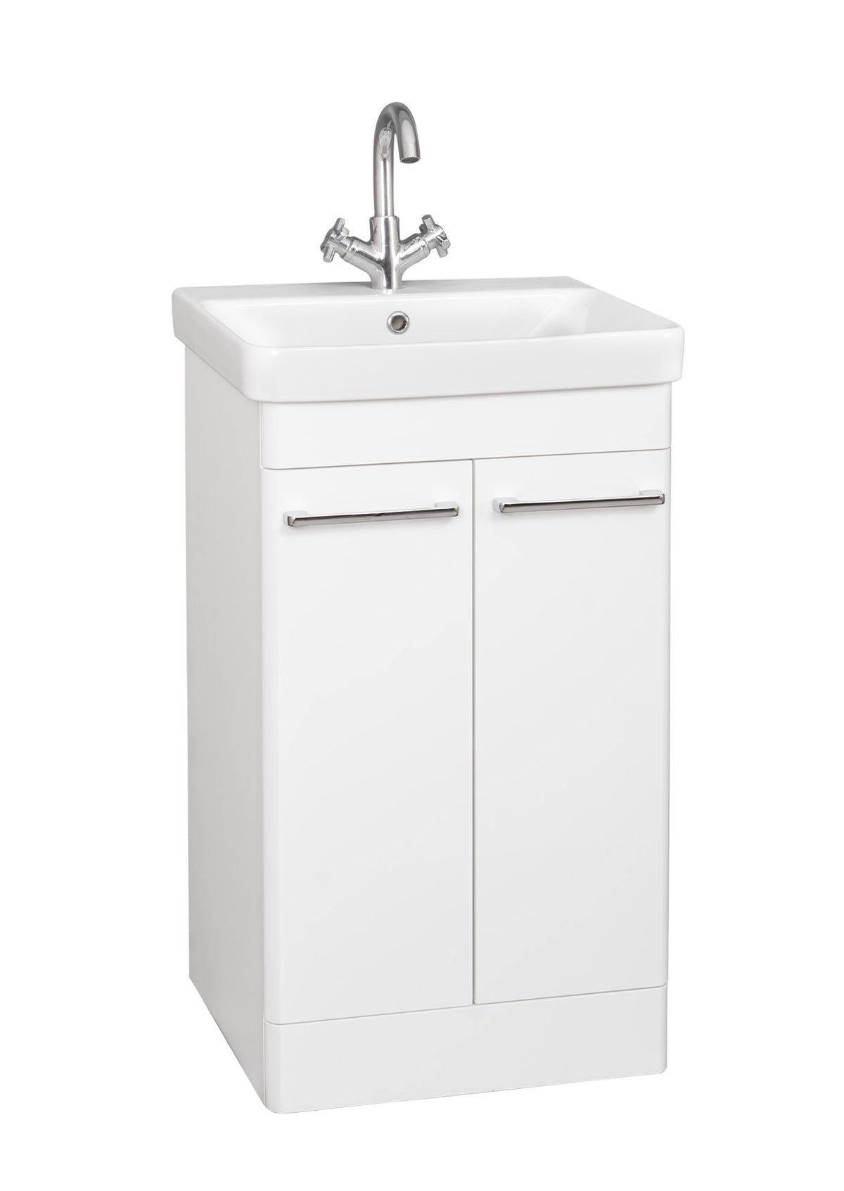 Options 500mm Floor Standing 2 Door Unit by Kartell