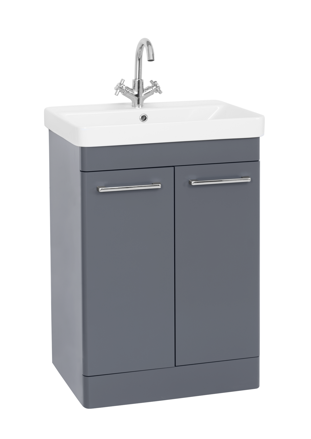 Options 600mm Floor Standing 2 Door Unit by Kartell
