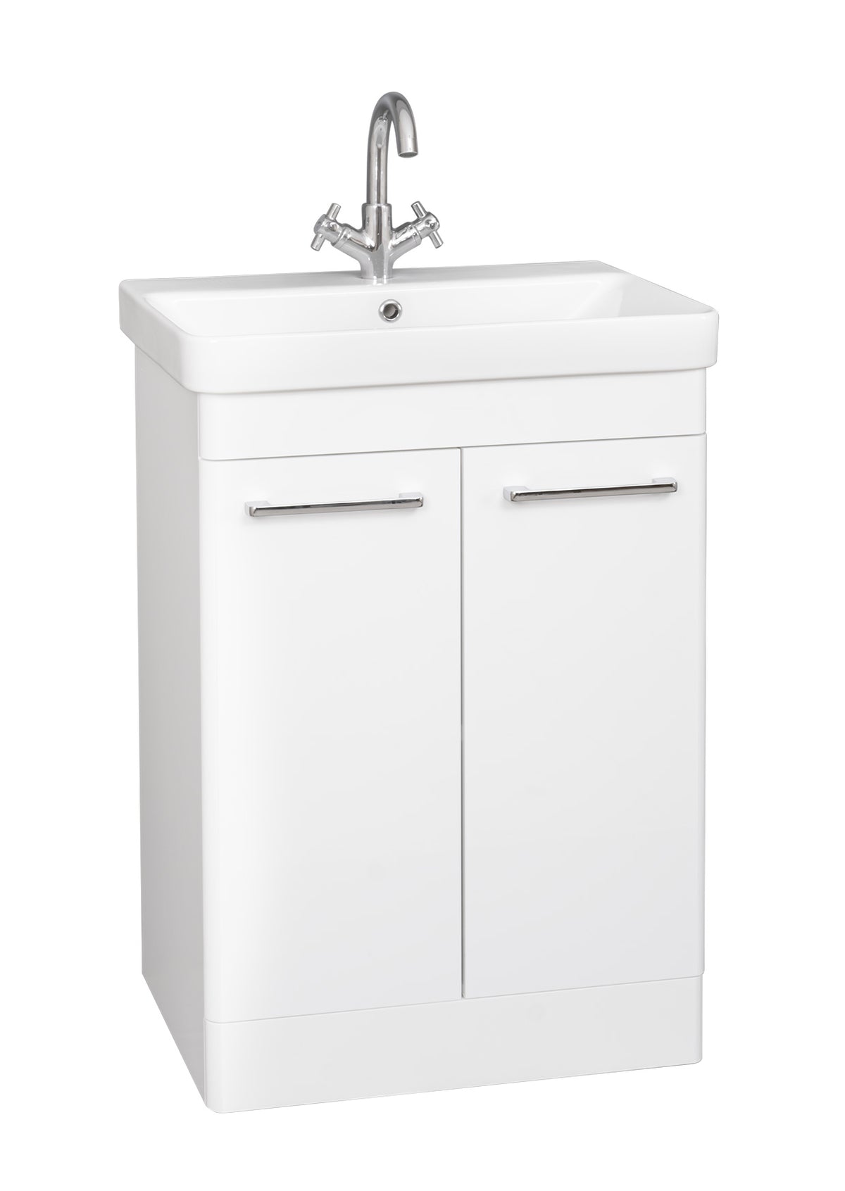 Options 600mm Floor Standing 2 Door Unit by Kartell