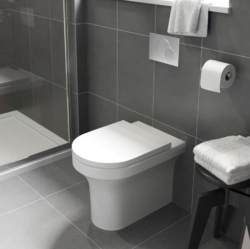 Ozone Rimless Back to Wall WC Pan by Kartell