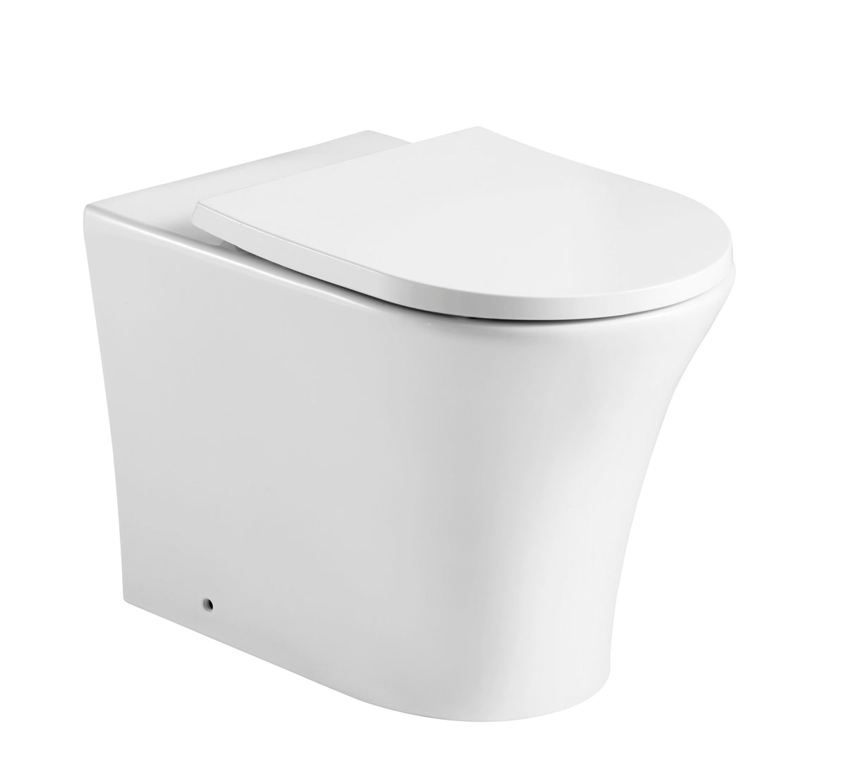 Kameo Rimless Back to Wall WC Pan by Kartell