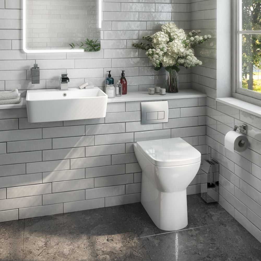 Synergy Versa 550Mm Semi Recessed Basin (SY-VER14)