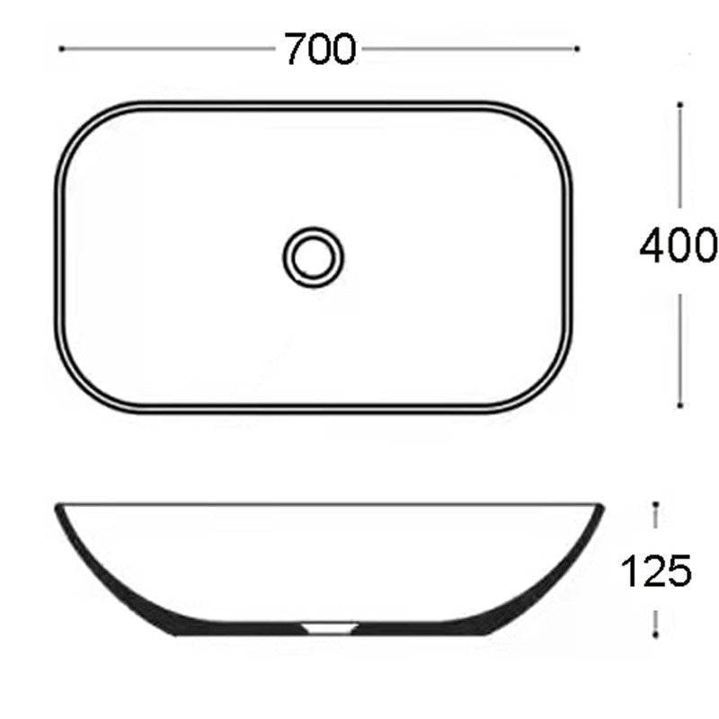 Emerald 2 Countertop Basin (SY-CTB6290)