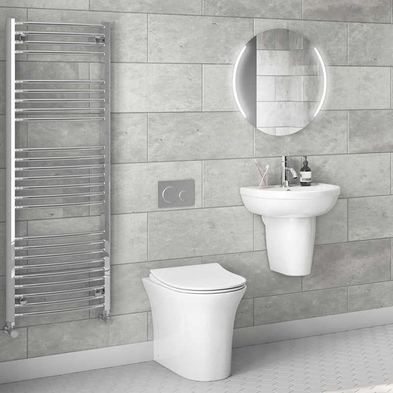 Synergy Fluid 500 X 400Mm 1 Tap Hole Basin (SY-FLU10)