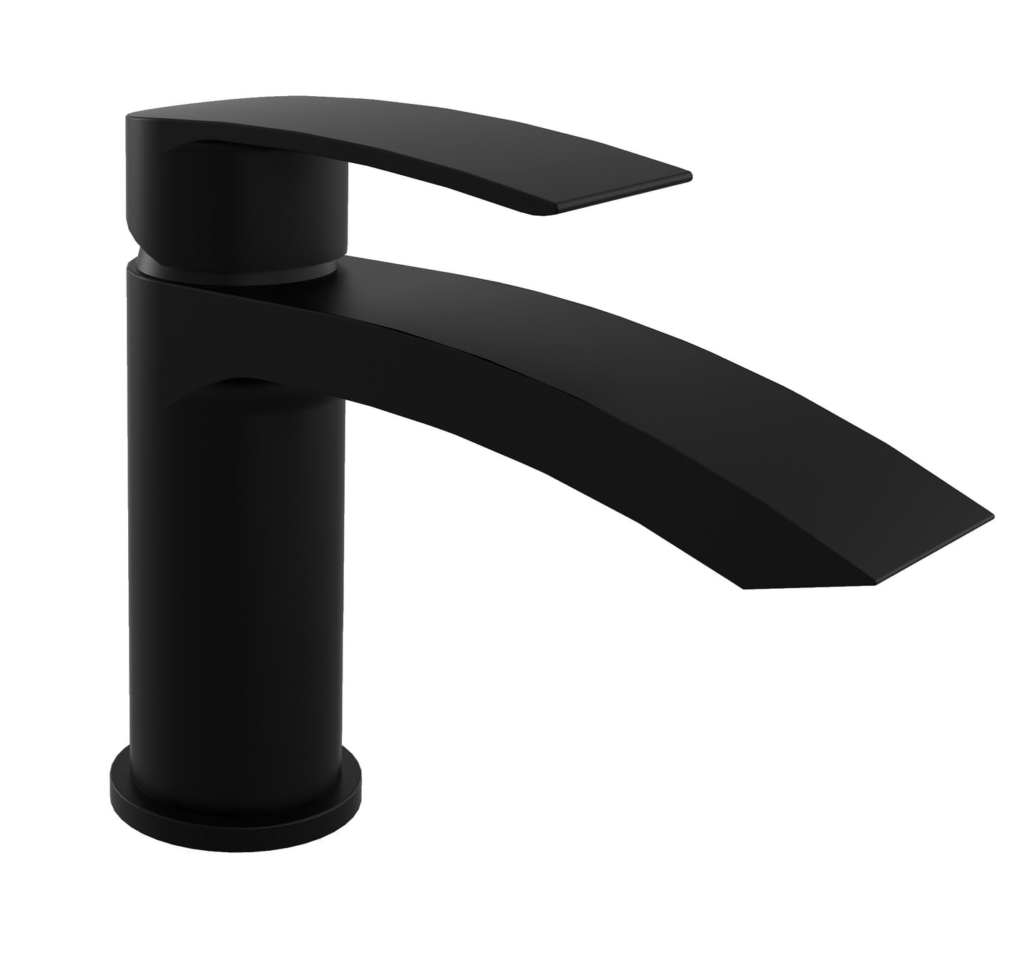 Nero Curve Mini Mono Basin Mixer by Kartell