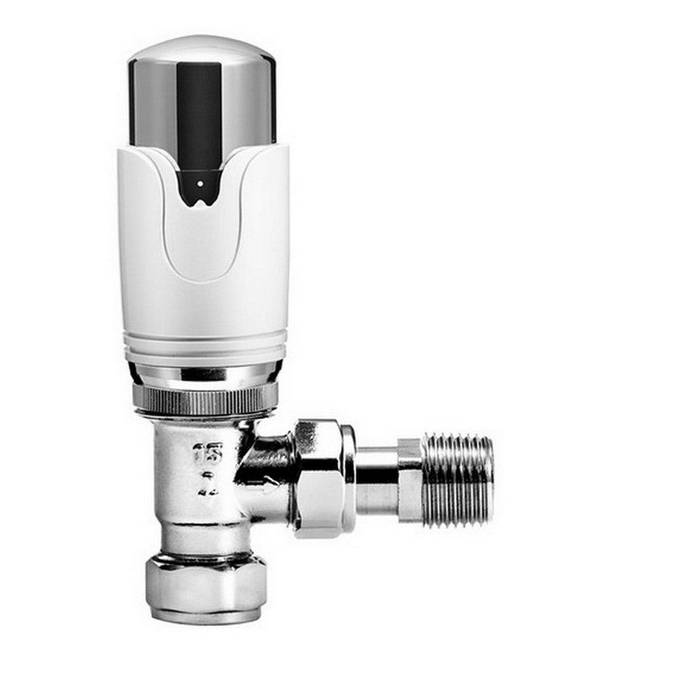 K-Therm White & Chrome Refined Thermostatic Valve by Kartell