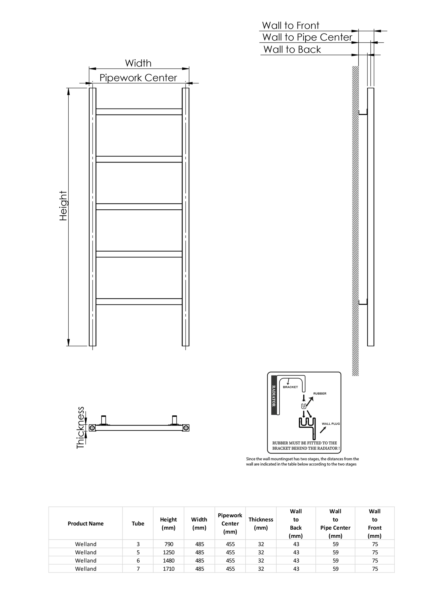 Welland Towel Rail by Kartell