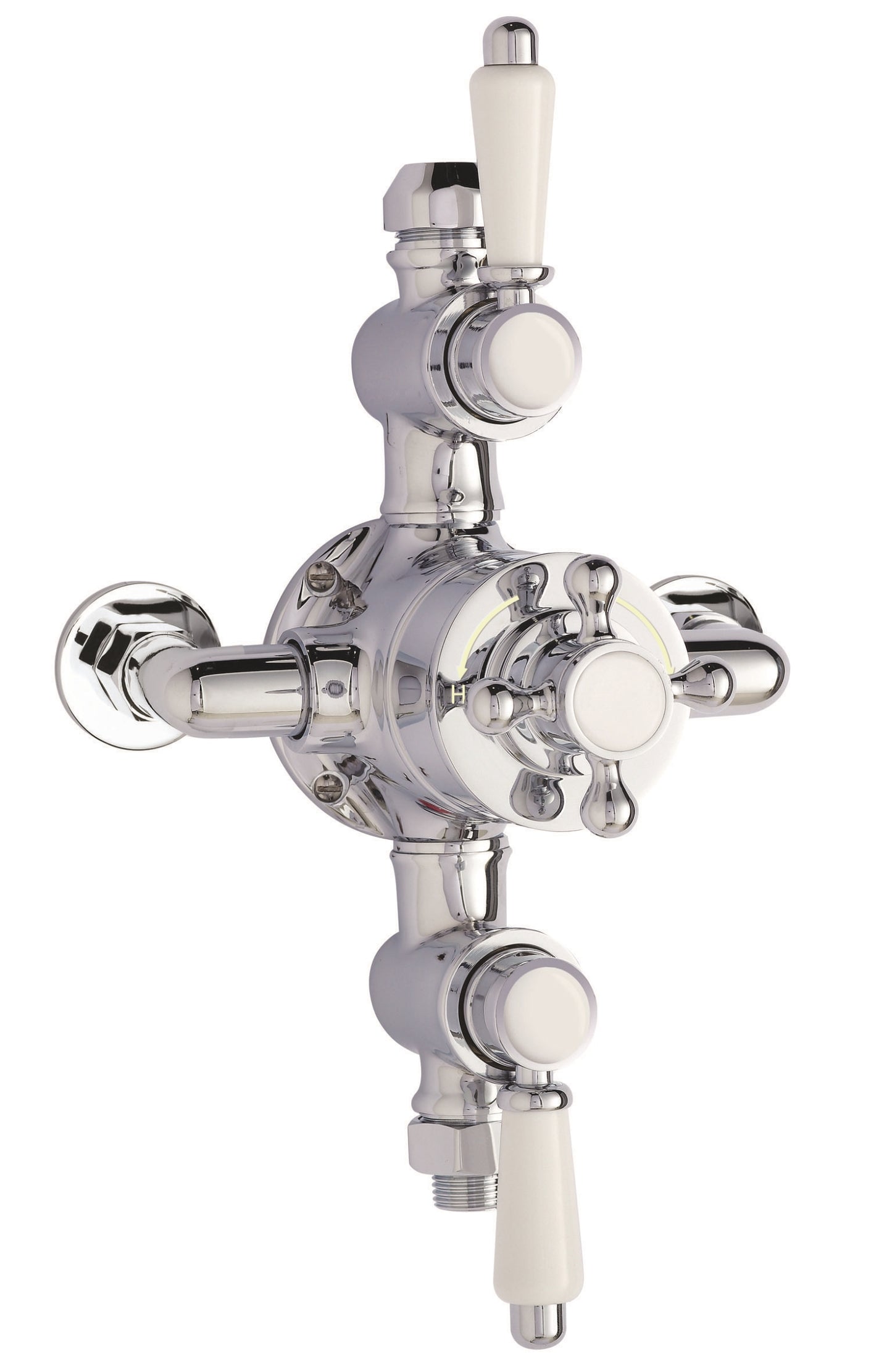 Victorian Triple Thermostatic Shower Valve