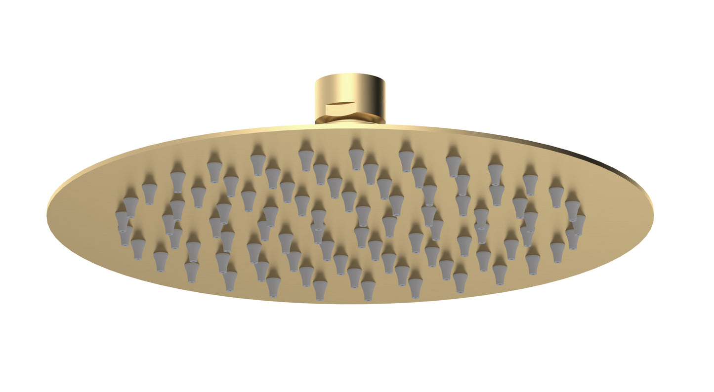 Fixed Shower Heads Fixed Head Brushed Brass