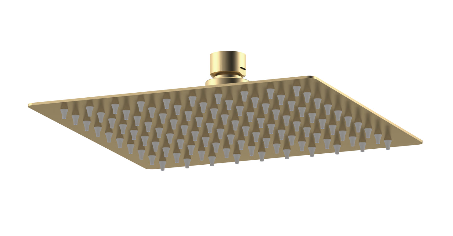 Fixed Shower Heads Fixed Head Brushed Brass
