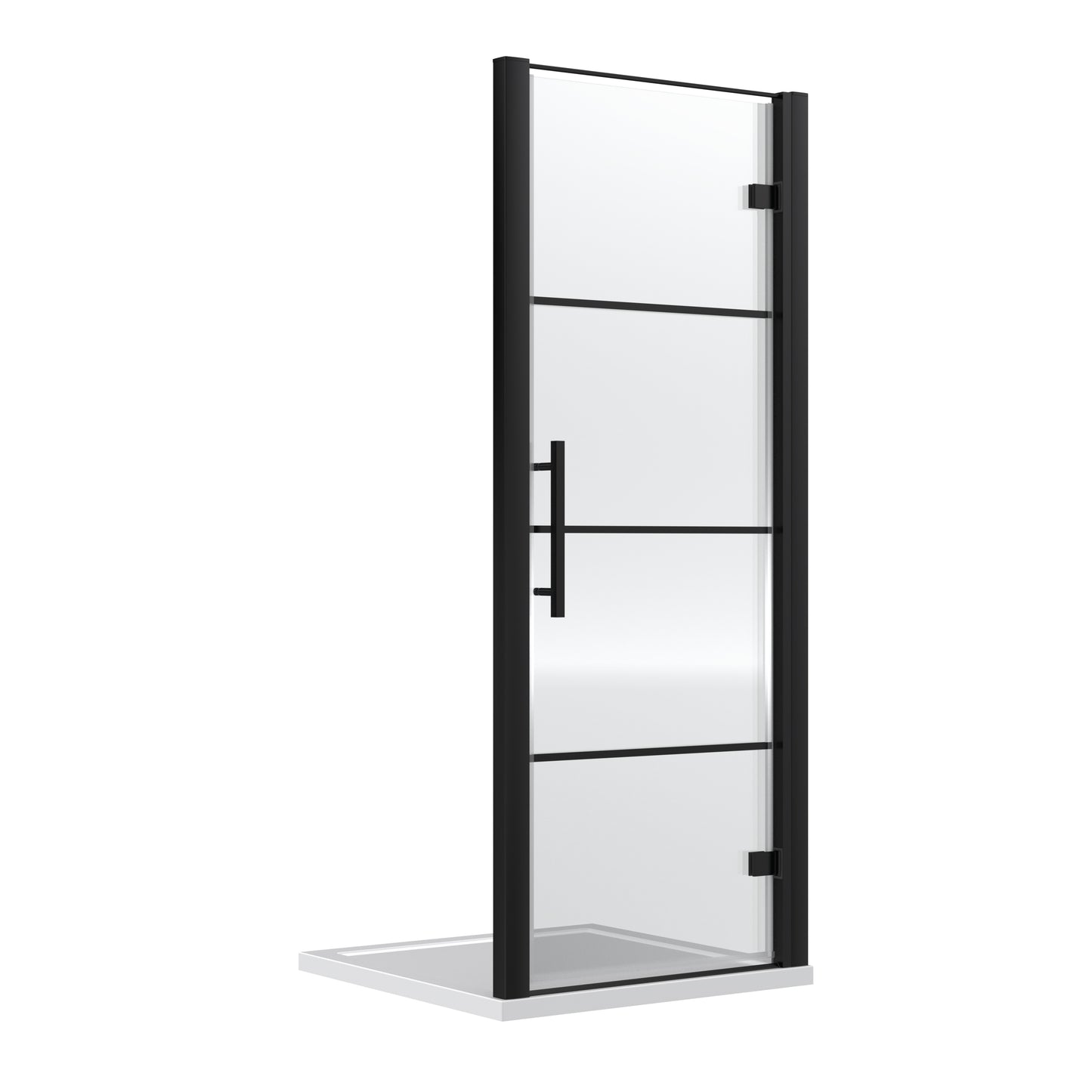 Apex 900mm Hinged Shower Door 8mm Glass