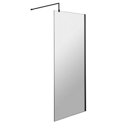 Ralus 800mm Wetroom Panel With Support Bar