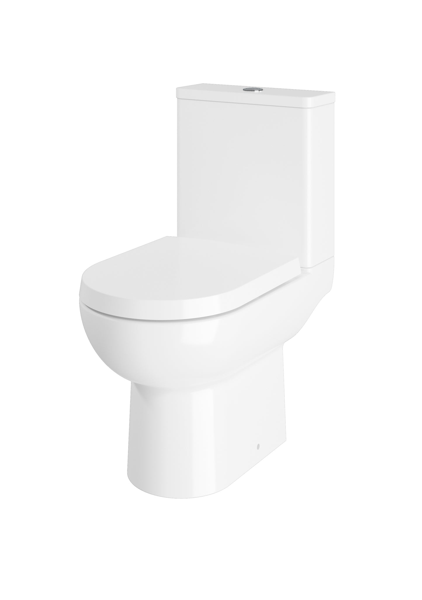 Azara Short Projection Pan, Cistern & Seat