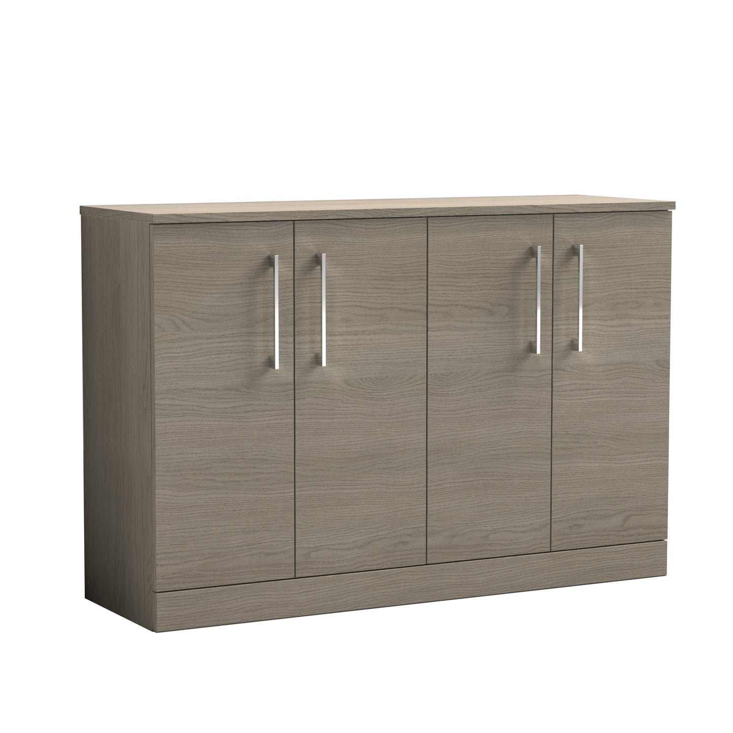 Nuie Arno 1205mm Floor Standing 2 Door Vanity Unit with Worktop