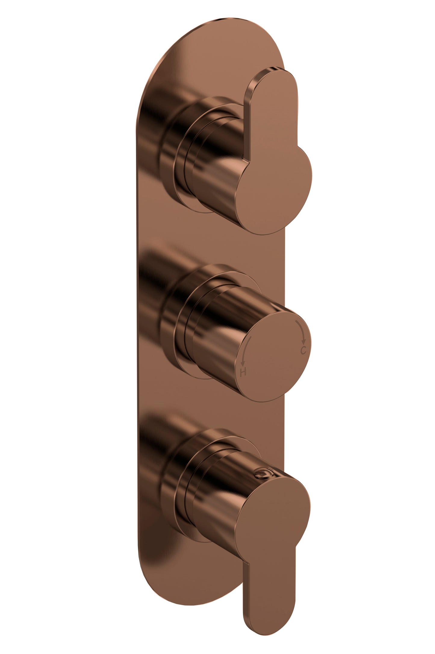 Montcada Triple Thermostatic Valve by Synergy