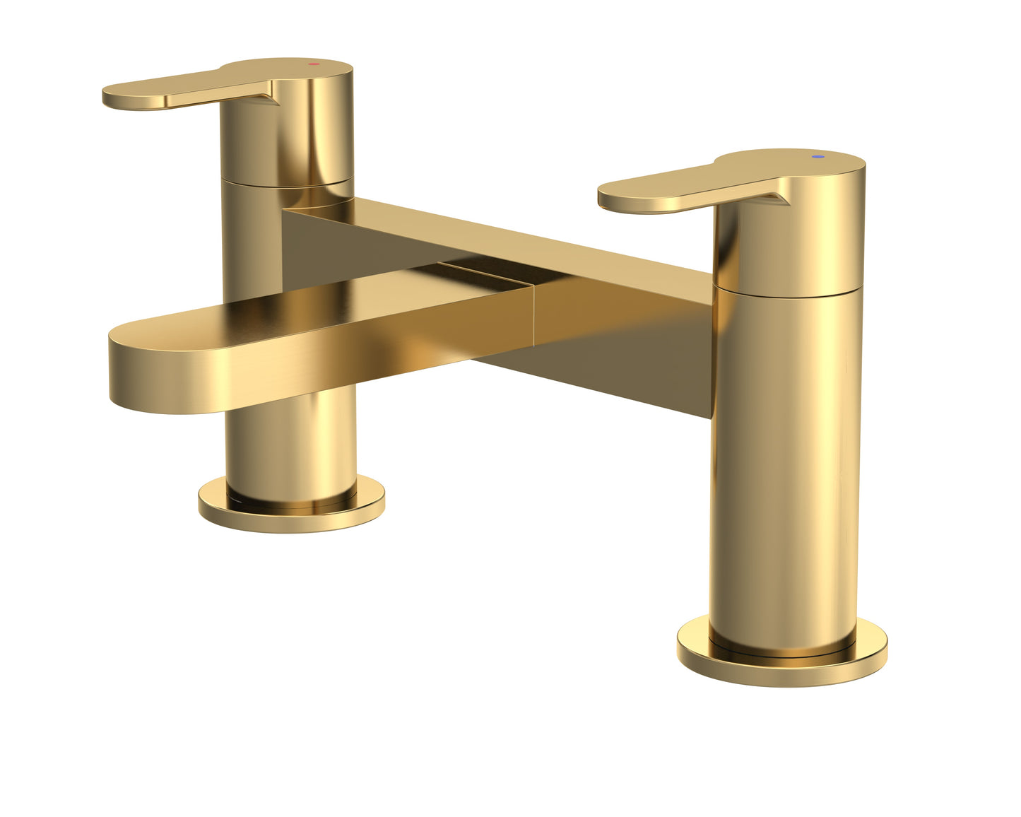 Arvan Deck Mounted Bath Filler by Nuie