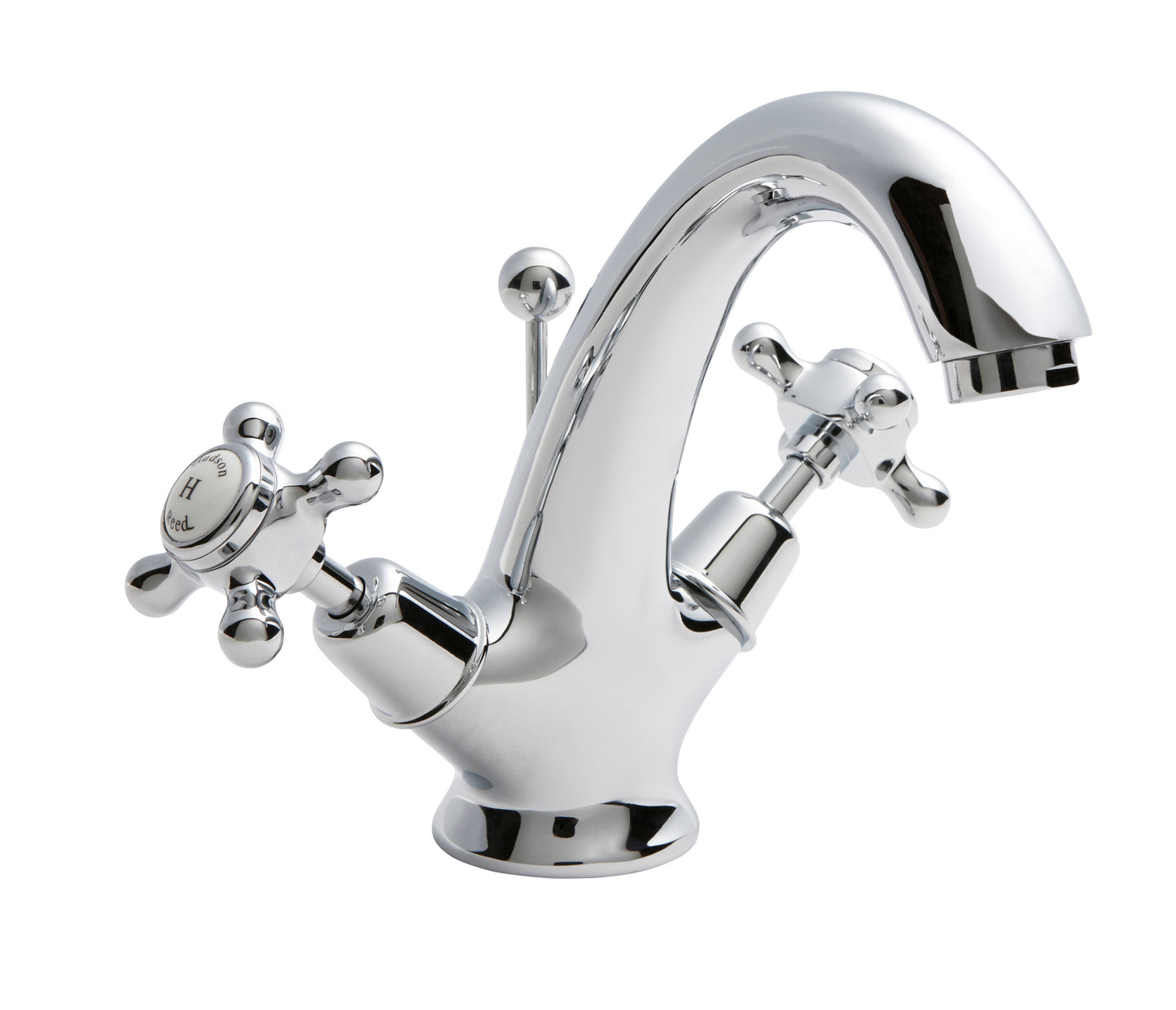 White Topaz With Crosshead Handle Mono Basin Mixer