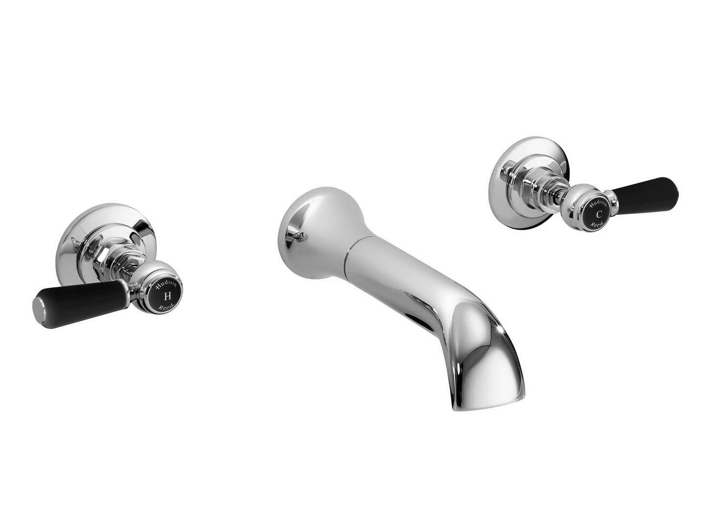 Black Topaz With Lever Handle Bath Spout