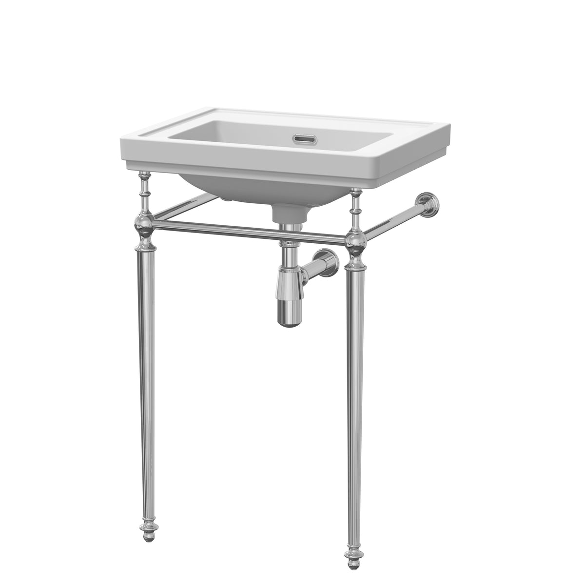 500mm Traditional Basin with Stand by Nuie