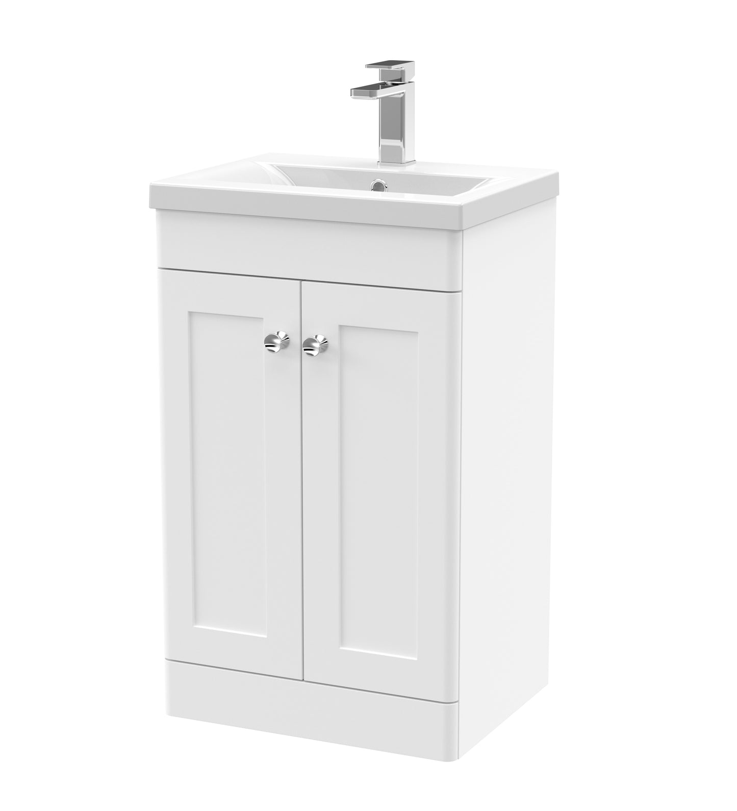 Classique 500mm Floor Standing 2 Door Bathroom Vanity Unit by Nuie