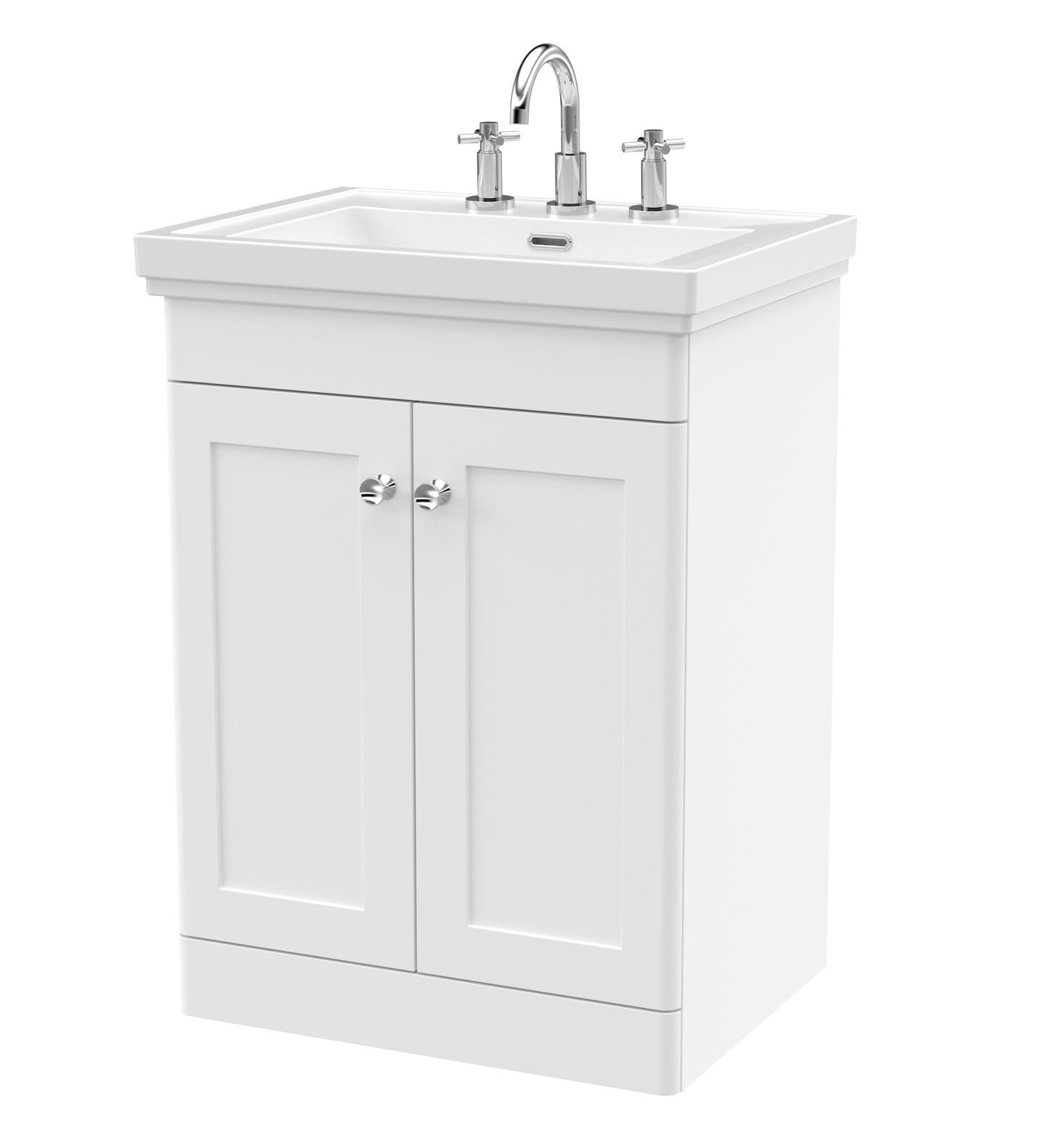 Classique 600mm Floor Standing 2 Door Vanity Unit by Nuie
