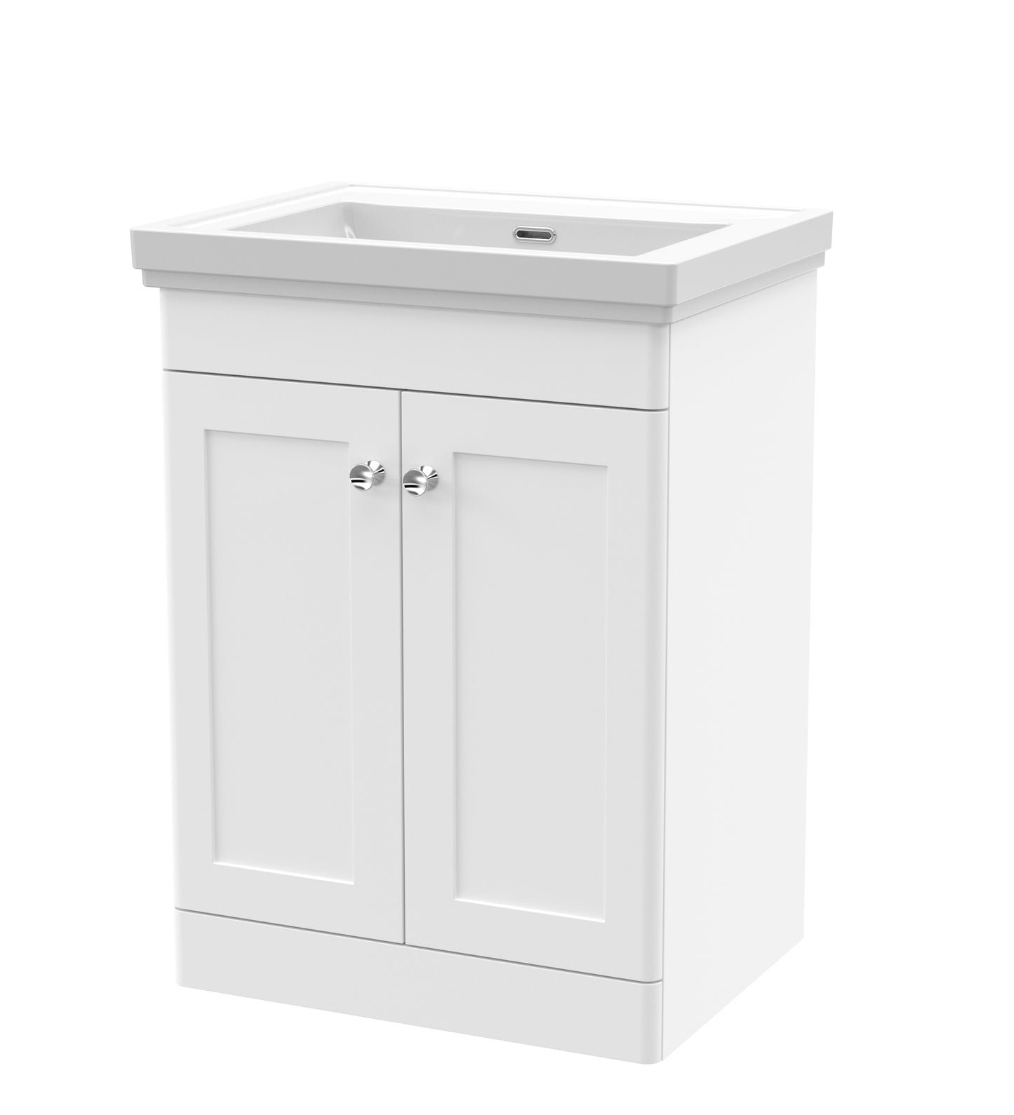 Classique 600mm Traditional Floor Standing 2 Door Vanity Unit by Nuie