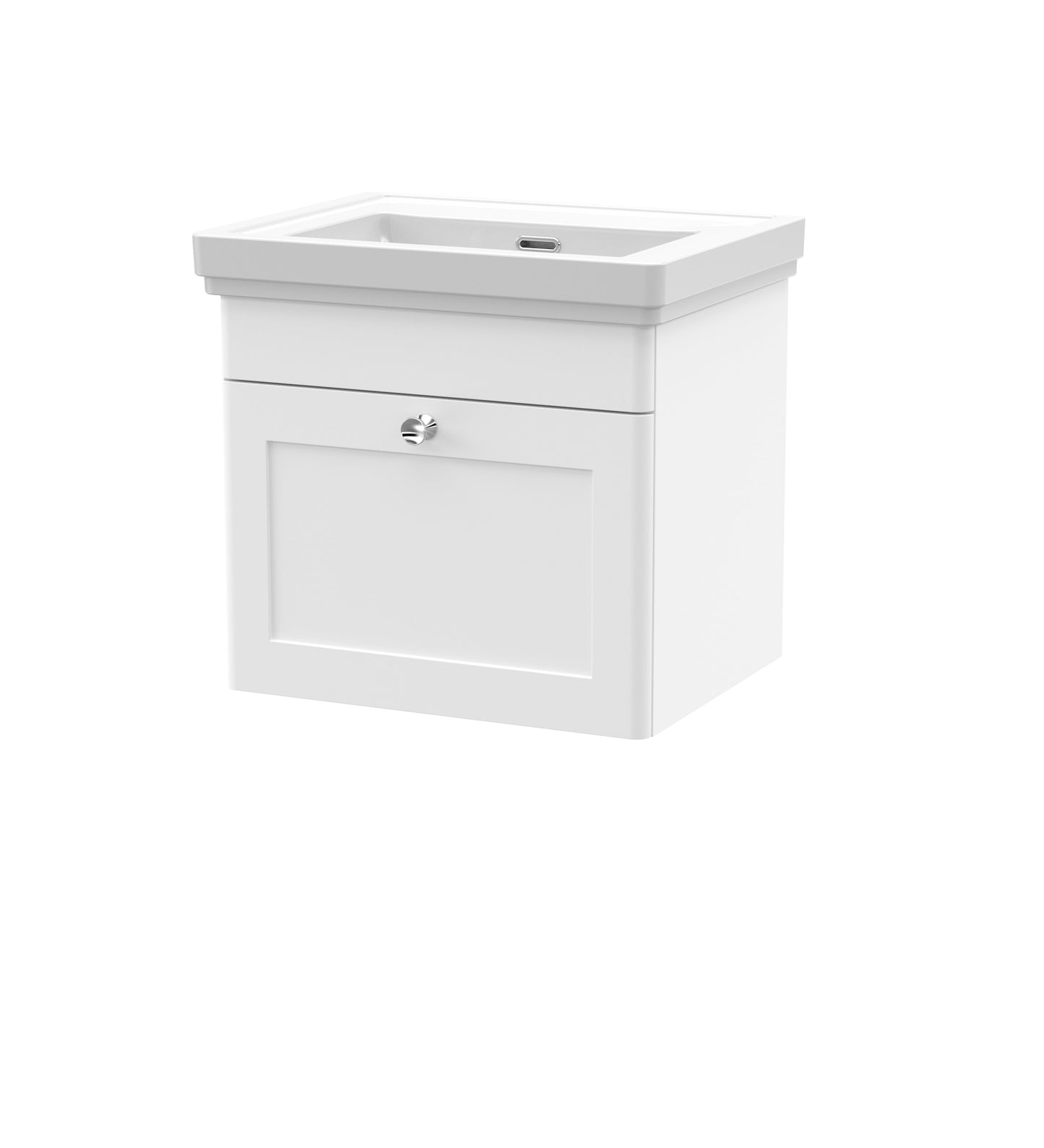 Classique 500mm Wall Hung 1 Drawer Vanity Unit by Nuie