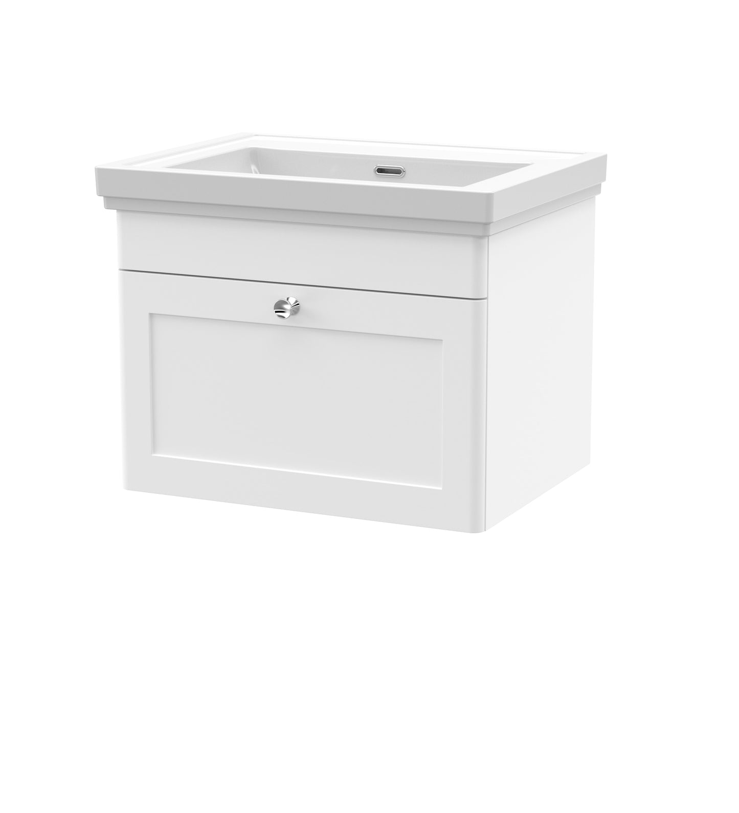 Classique 600mm Wall Hung 1 Drawer Vanity Unit by Nuie