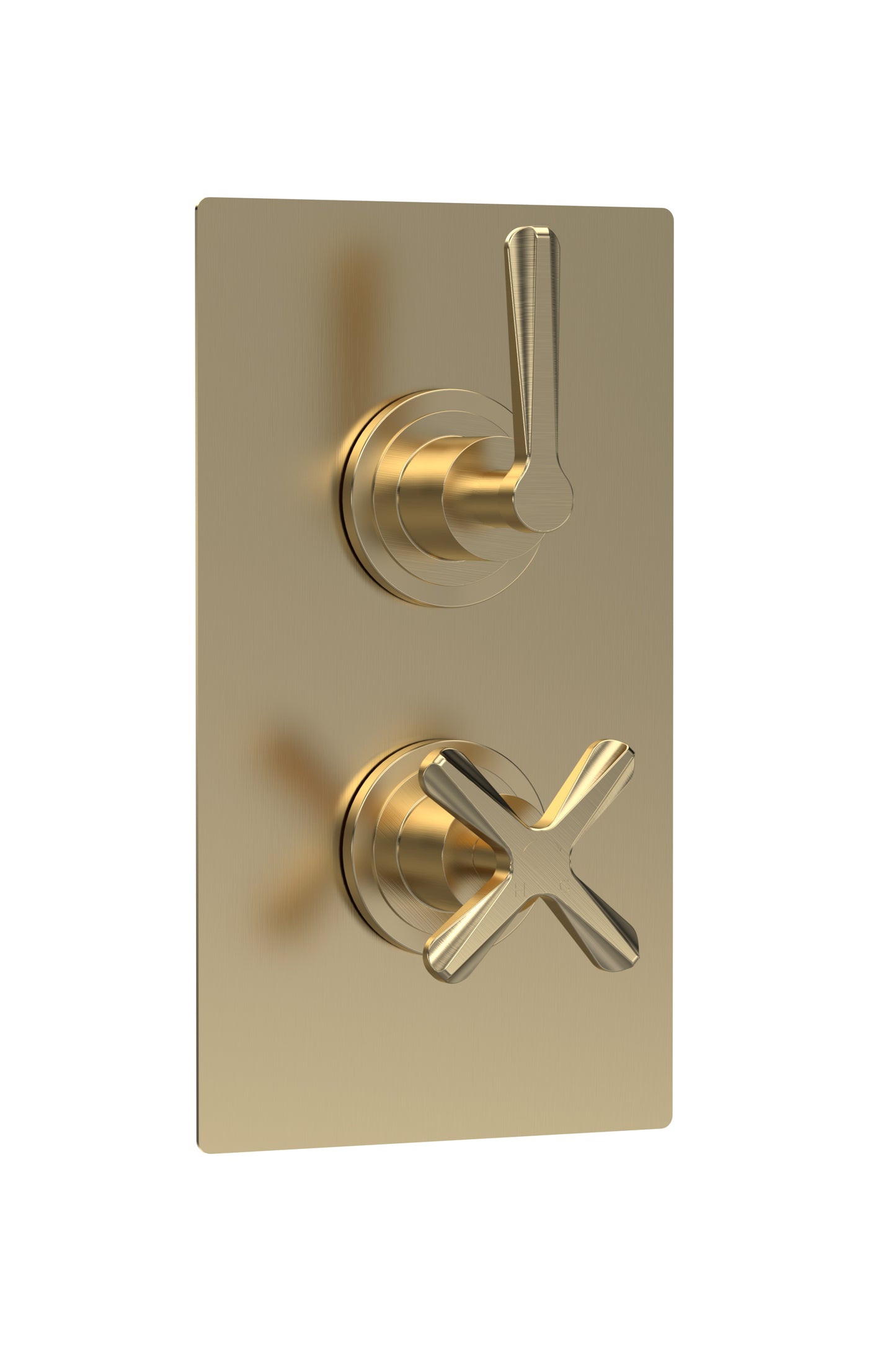 Aztec Twin Thermostatic Concealed Shower Valve - 1 Outlet