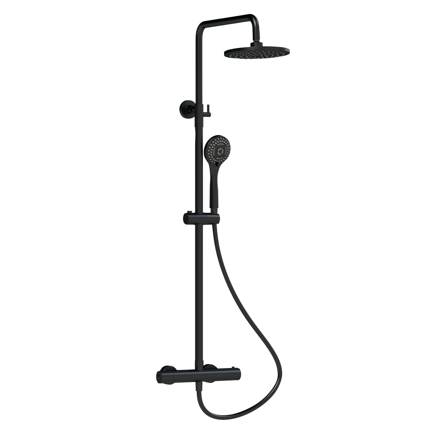 Shower Kits Round Thermostatic Bar Valve & Shower Kit