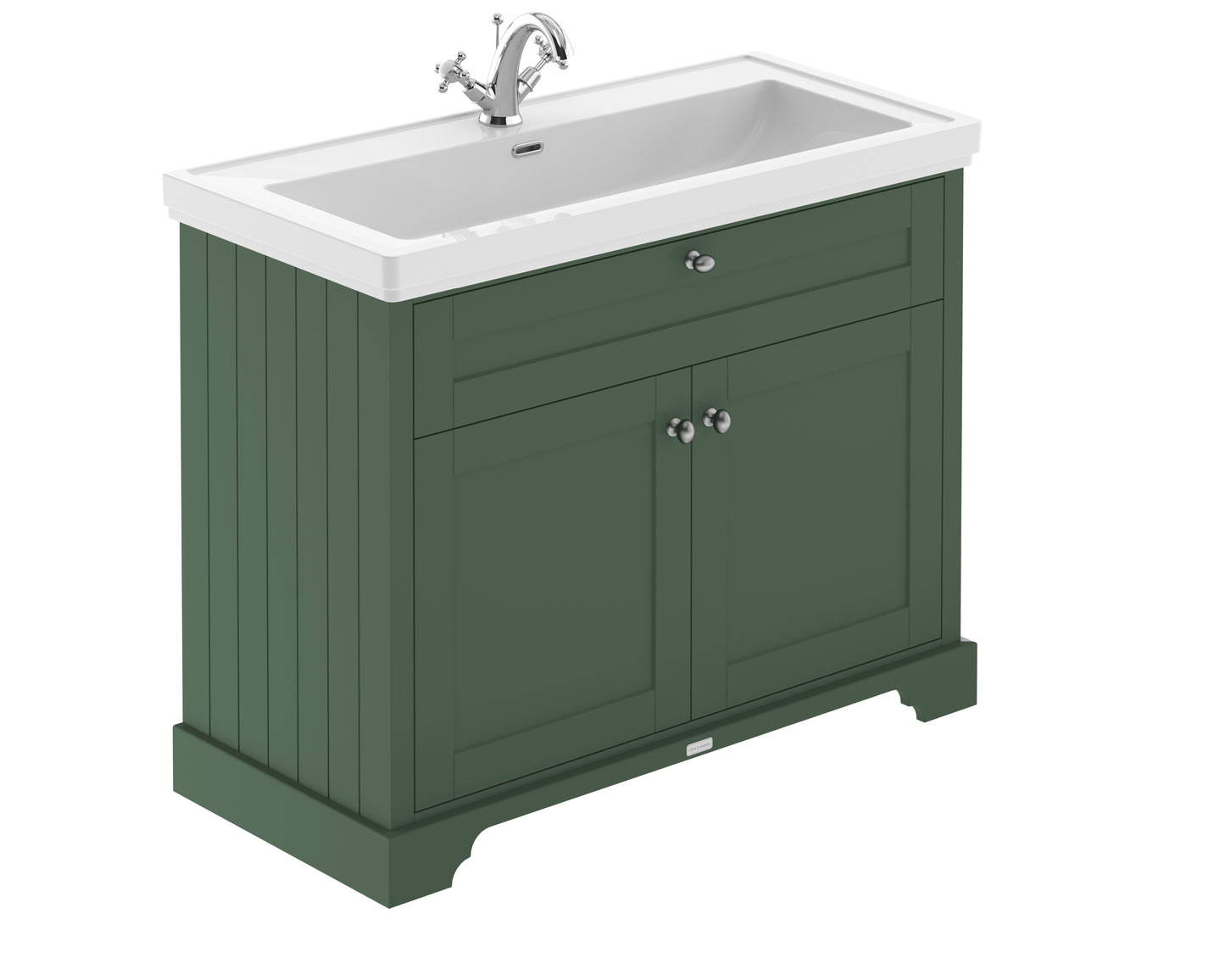 Old London 1000mm 2-Door Unit & Classic Fireclay Basin 1TH