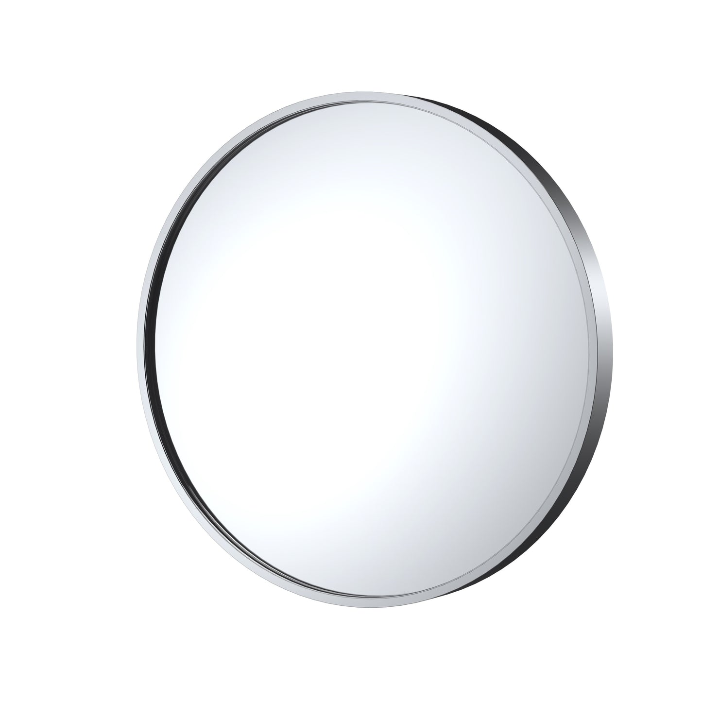 Polished Chrome Frame Recessed Mirror - 600mm